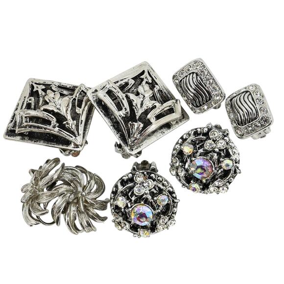 Silver Tone Filigree Whimsical Jewelry Lot - Nature Inspired Vintage To Now - Picture 14 of 16